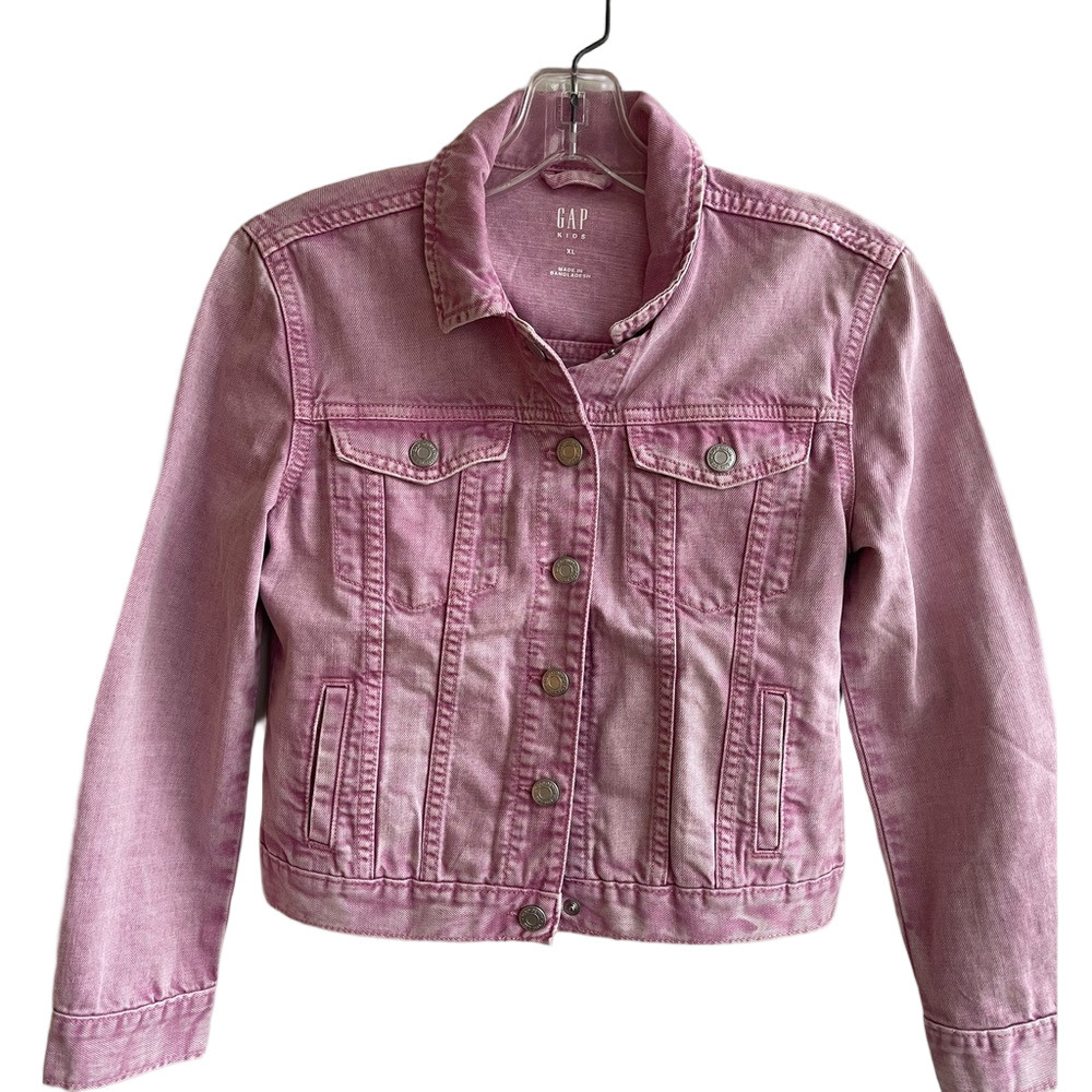 Gap Kids Pink denim jacket XL